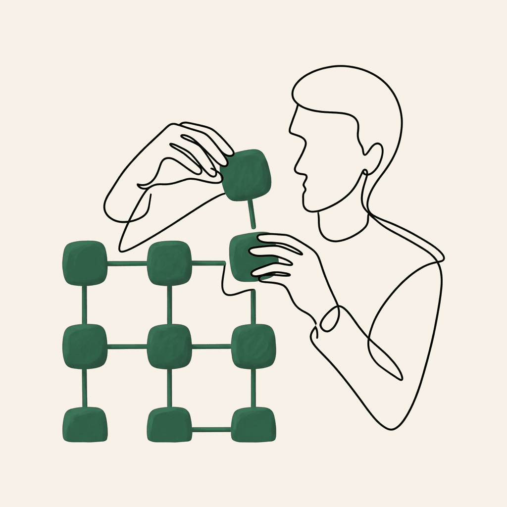 AI-enabled solution development illustration